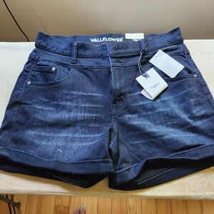 Wallflower denim shorts.